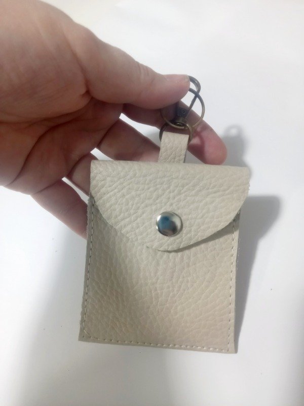 Producto - Monedero tarjetero llavero Beige