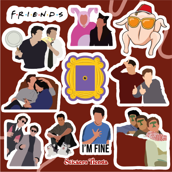 Producto - Plancha mediana FRIENDS ilustraciones