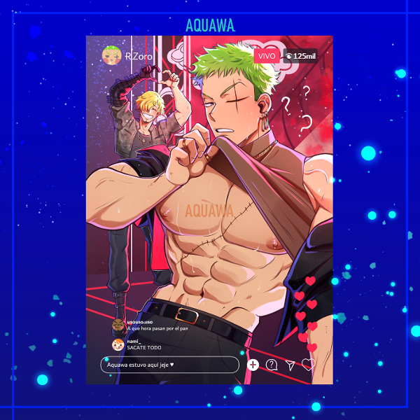 Producto - Print de Zoro Live