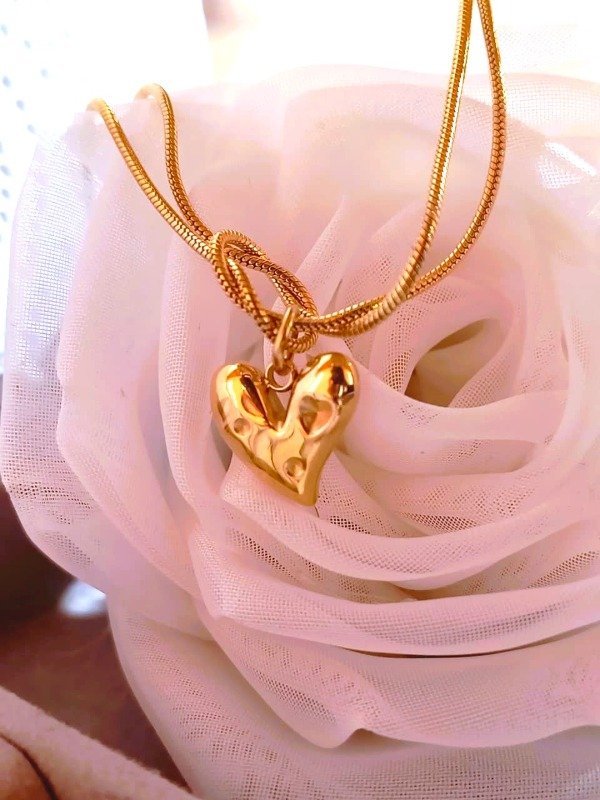 Producto - Pulsera vintage corazon (dorada y plateada)