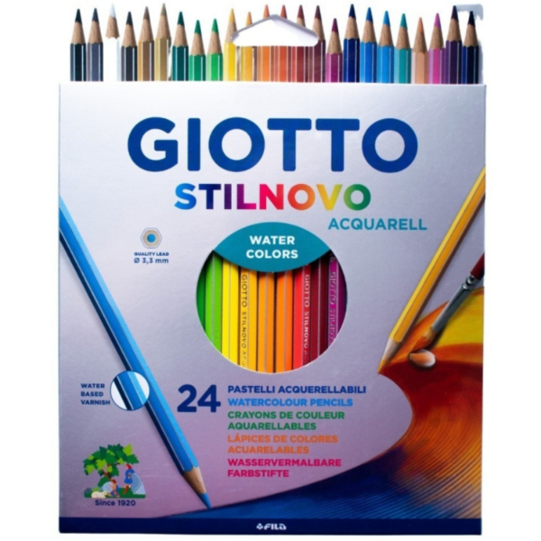 Producto - LAPICES DE COLORES GIOTTO STILNOVO X 24 ACUARELABLES