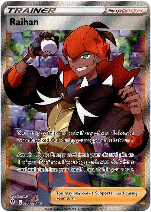 Producto - Raihan Full Art - 202/203 - Evolving Skies - Holo