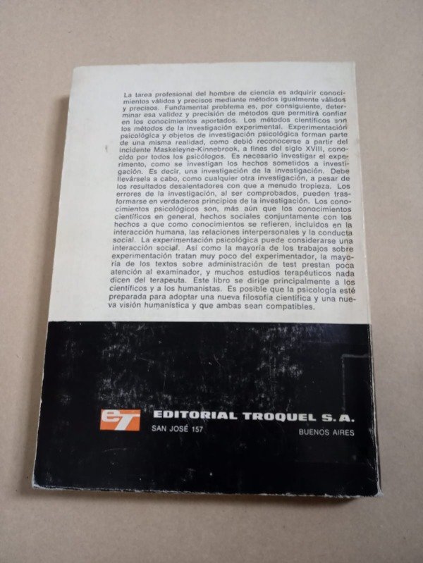 Producto - La investigación psicosocial - Neil Friedman - Troquel 1971 - 1