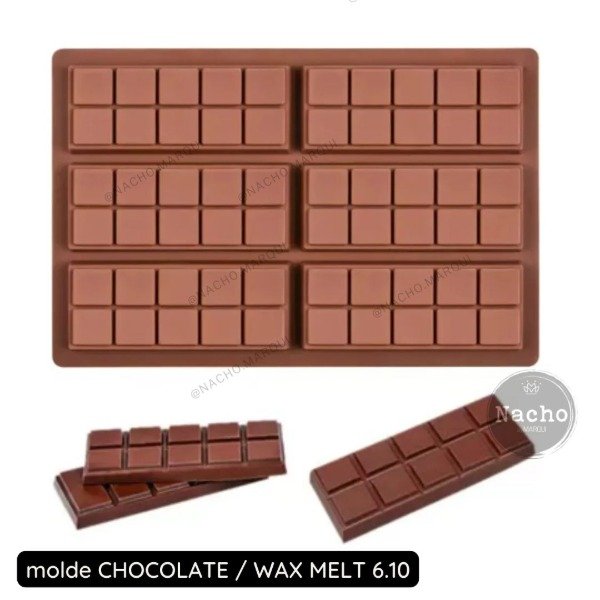 Producto - MOLDE CHOCOLATE - WAX MELTS 6.10 - PRECIO FINAL