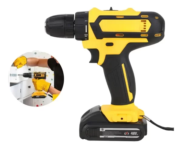 Producto - TALADRO PORTATIL MULTIFUNCION CON 2 BATERIAS