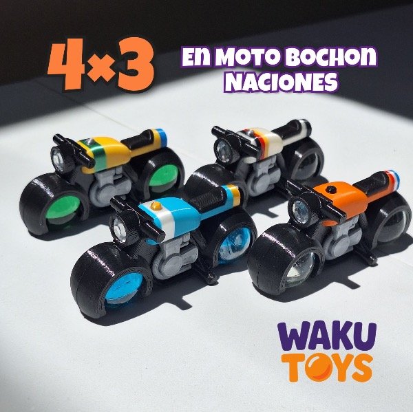 Producto - PROMO 4x3 MOTO BOCHON NACIONES