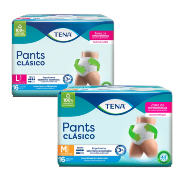 Producto - Tena Ropa Interior Clasico Mx16 Lx16