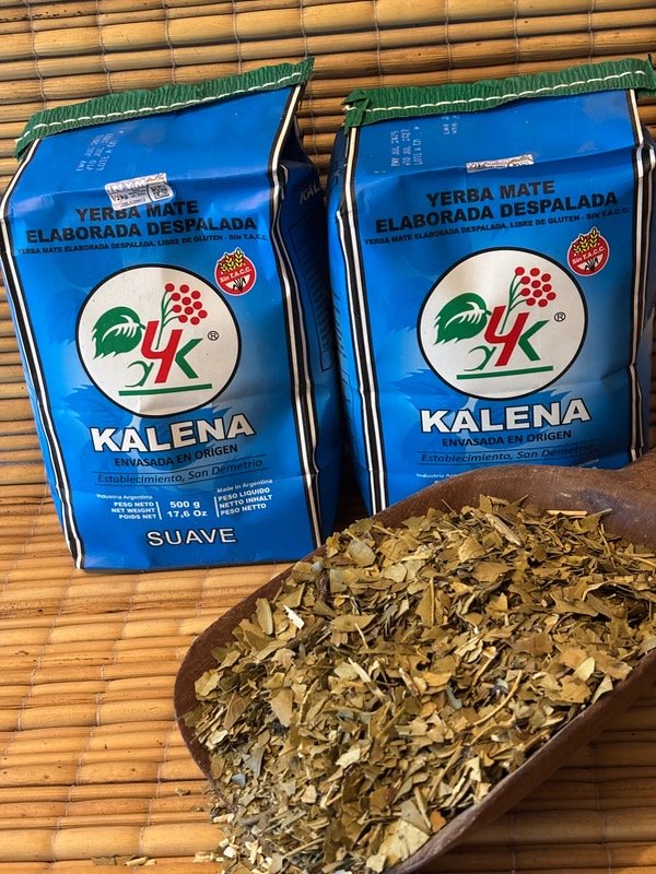 Producto - Yerba Orgánica Kalena sin palo ( suelta y paquete 500gr.)