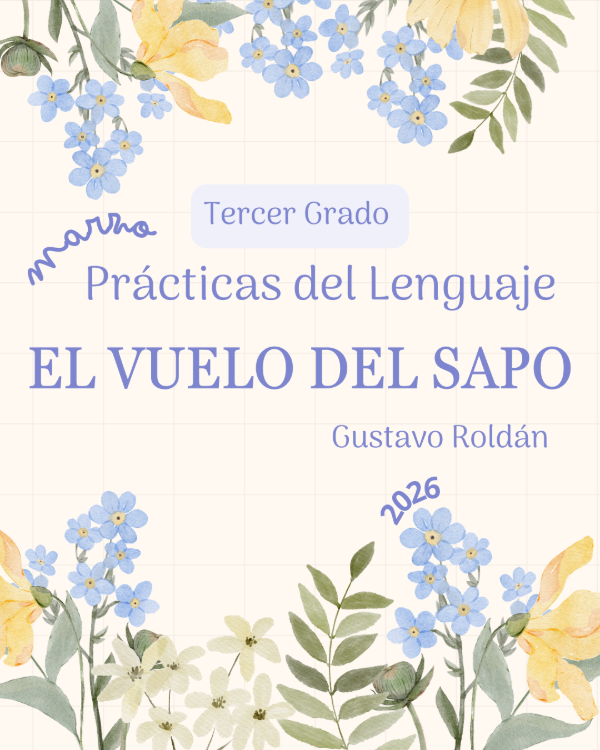 Producto - El vuelo del Sapo. Gustavo Roldán