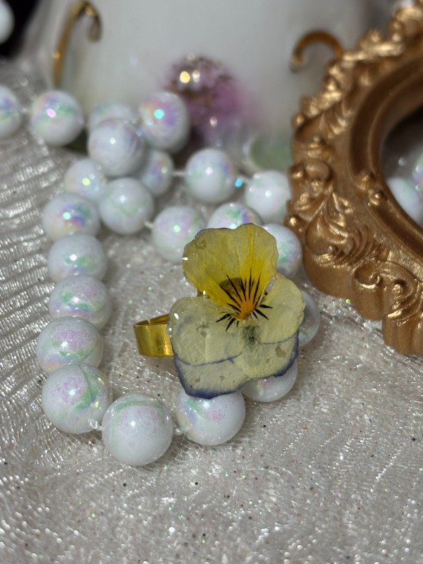 Producto - Anillo Pensamiento Amarillo