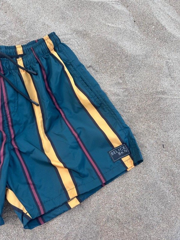 Producto - Short de Baño VERDE RAYADO