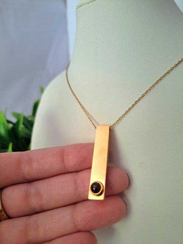 Producto - Dije o Collar Barra Proyectar "Te amo" - Código: 000067 - 2