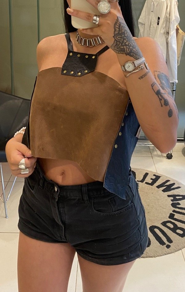 Producto - Top lena marrón