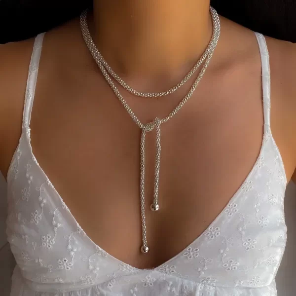 Producto - COLLAR VERALY PLATEADO