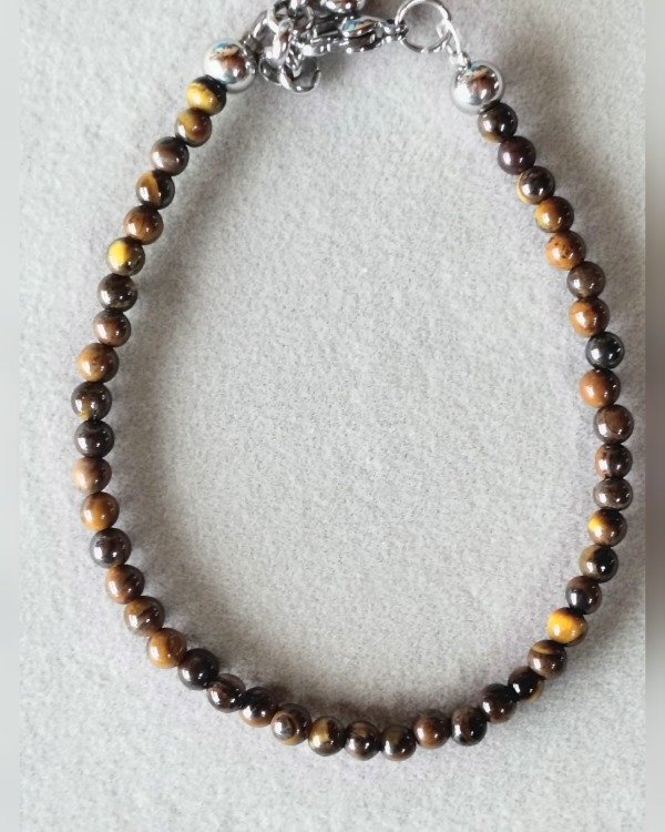 Producto - Ambar. Pulsera. Libertad (Ojo de Tigre)