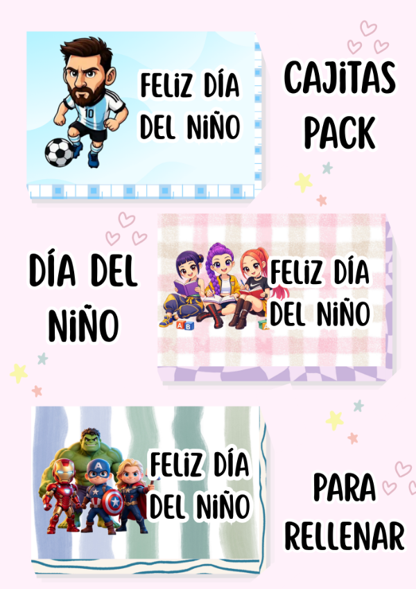 Producto - Cajitas bomboneras pack x 5 und surt - 4