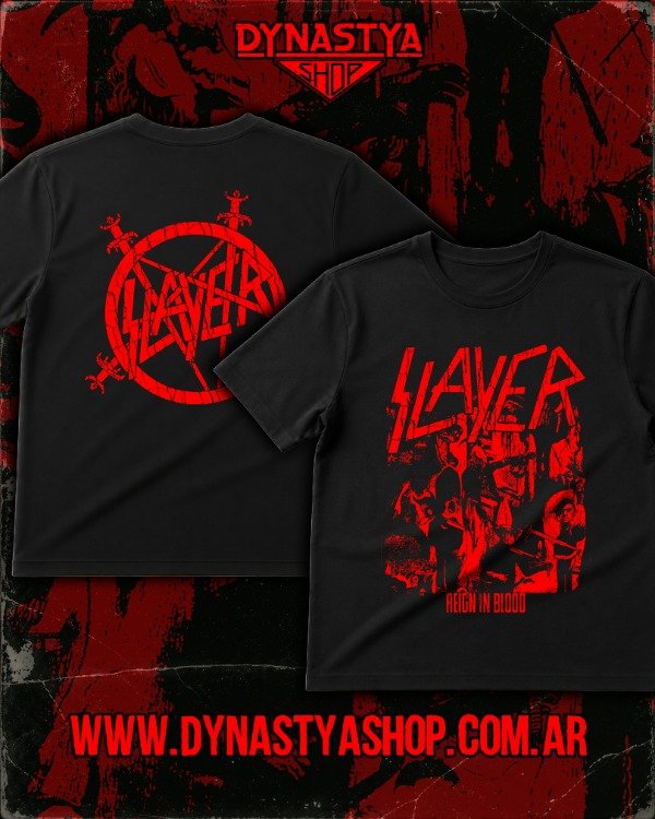 Producto - Remera - Slayer - Reign in Blood - Blood Color - 0