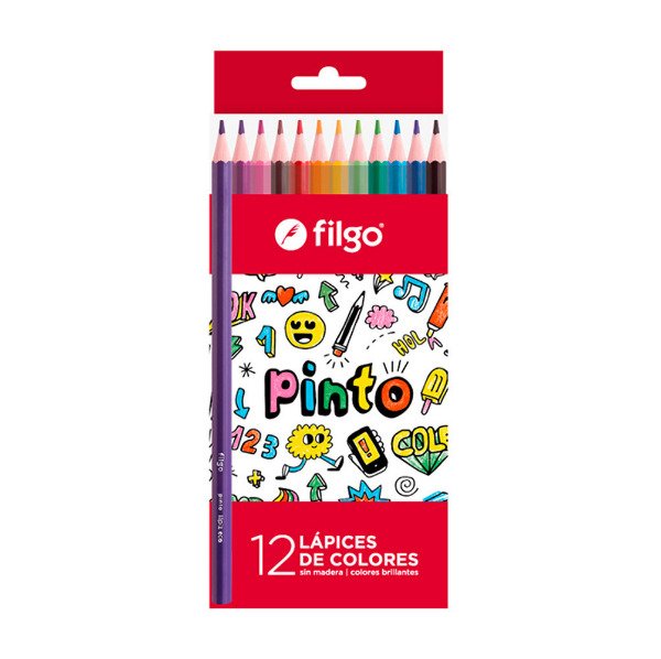 Producto - LÁPIZ COLOR FILGO PINTO X12
