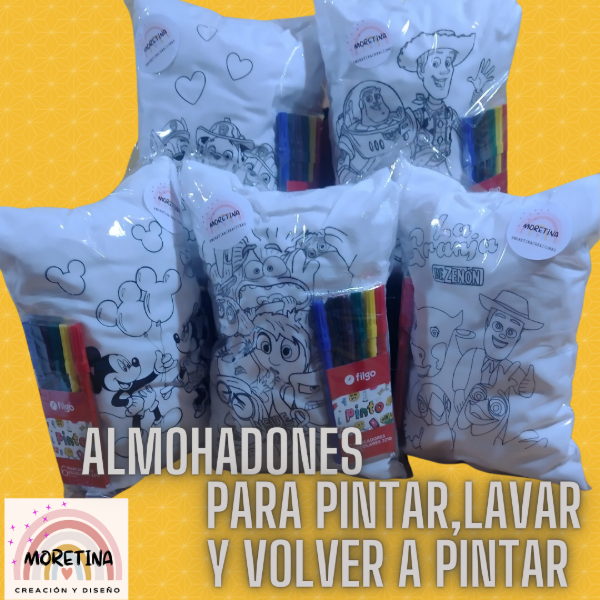Producto - Pack x 10 Almohadones para pintar (no incluye fibras) - 0