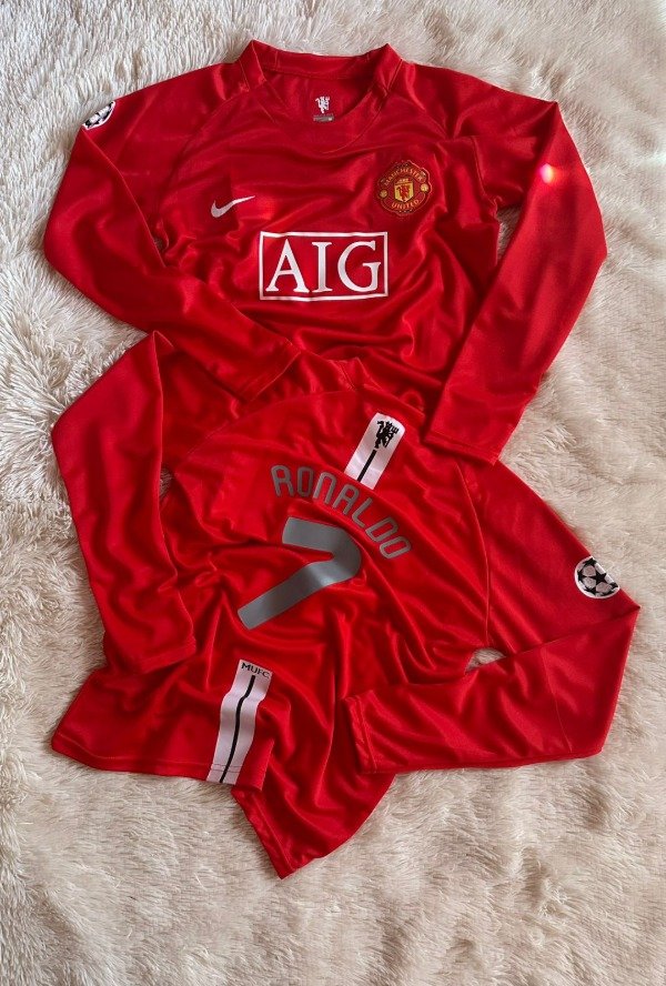 Producto - Camiseta Manchester United CR7 Retro 2008 Mangas Largas