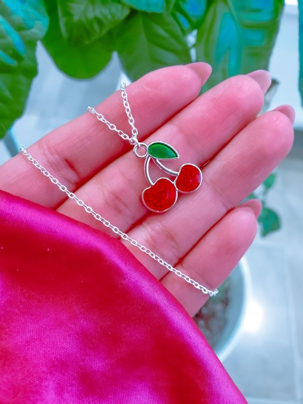 Producto - Collar cherry esmaltados AB