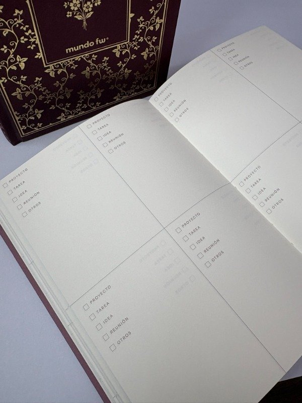 Producto - Dreamer Kit - Agenda Encuadernada X3 - "Mundo Fw" - 6