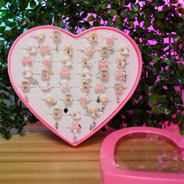 Producto - CAJA DE ANILLOS INFANTILES X36 CL1109