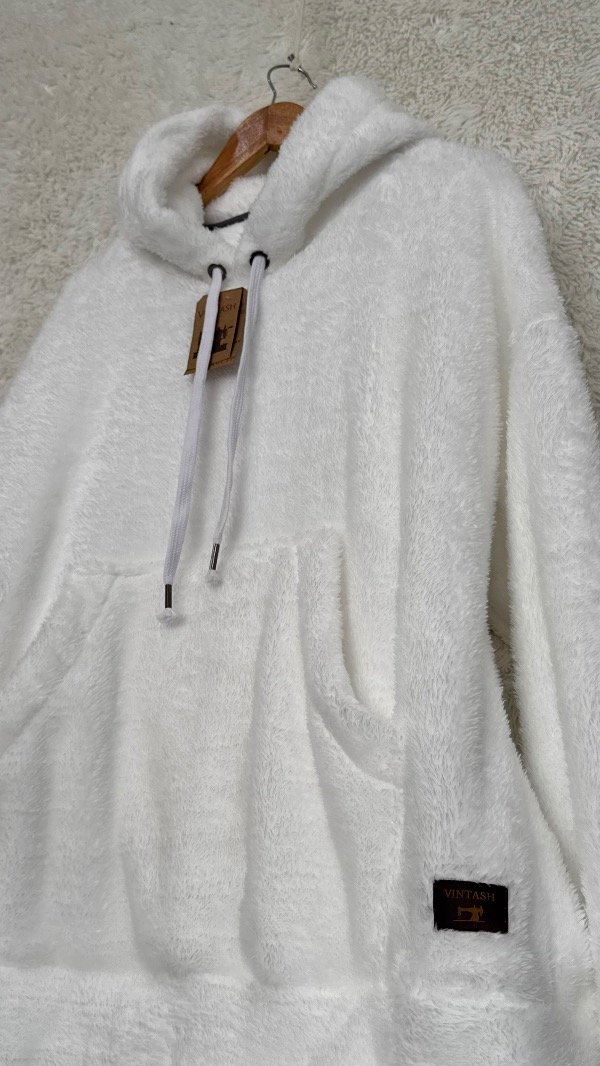 Producto - Buzo Oversize Blanco Teddy Bifaz - 2
