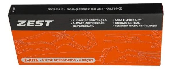 Producto - Kit de Accesorios Pesca Zest Z-kit6 6 Piezas BogaGrip Pinza S.Anillas Cuchillo - 10