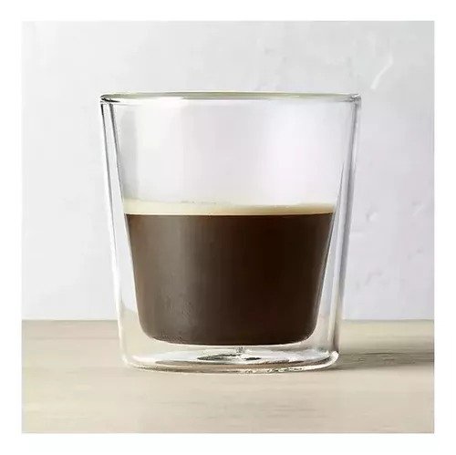 Producto - Jarro Mug Taza Deluxe Doble Vidrio Double Wall 150 Ml
