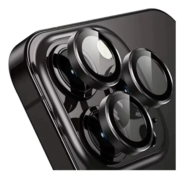 Producto - Protector de cámara Liso Negro Metalizado Para Samsung S25 Ultra