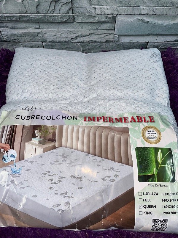 Producto - Cubre colchón impermeable BAMBOO queen - 0