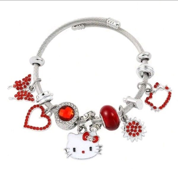 Producto - Pulsera Kitty roja