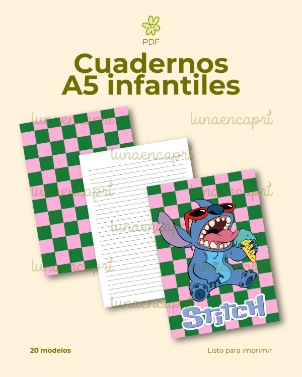 Producto - PDF - Cuadernos A5 infantiles