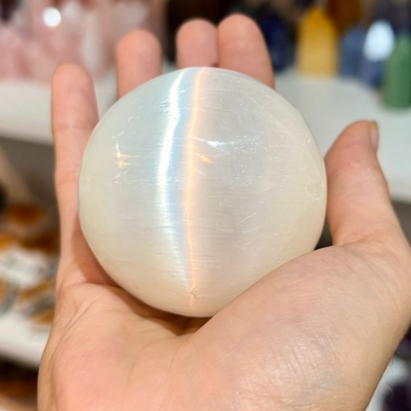 Producto - Esfera de Selenita - 6cm