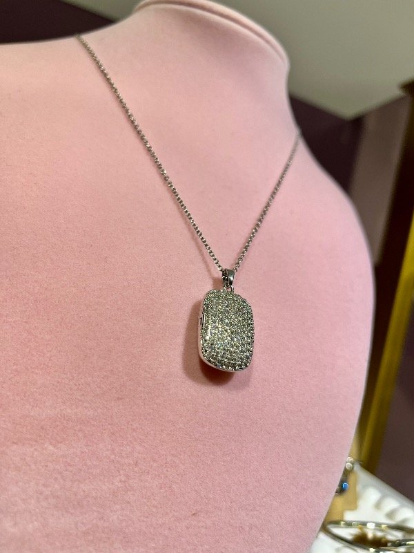 Producto - CADENA RELICARO BRILLOS ACERO