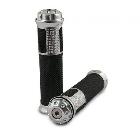 Producto - MOT- PUÑOS ALUMINIO ANODIZADO PLATA 130MM