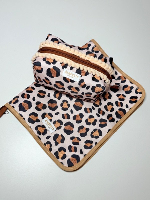 Producto - Organizador A4 y Cartu Cubo- Print marrón