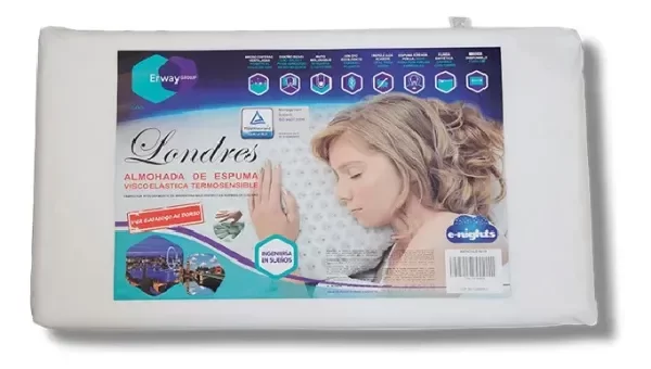 Producto - ALMOHADA VICOELASTICA 70X40 ERWAY LONDRES