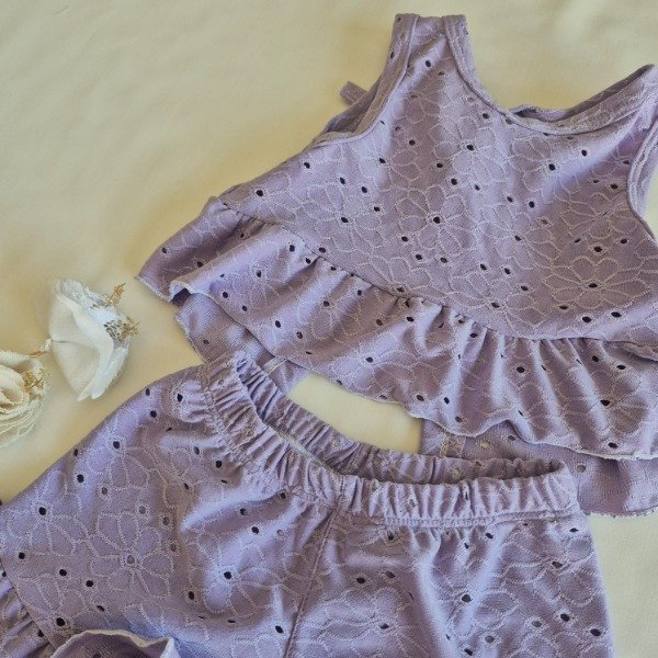Producto - Conjunto broderie lila