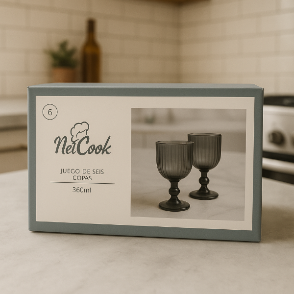 Producto - Copa Aura Gris Set x6