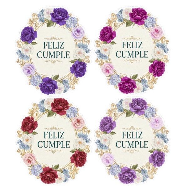 Producto - Feliz cumple Flores fotog