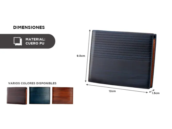 Producto - Billetera de Hombre Sobre Elegante -Marron Gadnic Wallet2 (BILLE02M) - 4