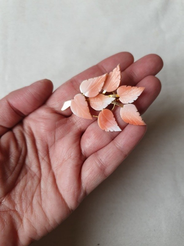 Producto - Brochecito Ramita Nácar Pink Shell - 3