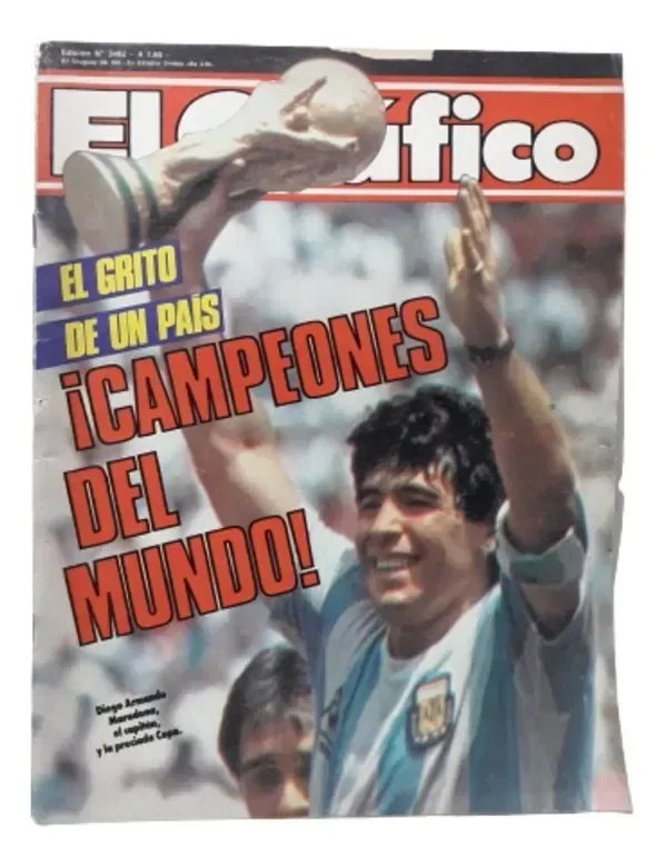 Producto - El Grafico Numero 3482 Argentina Campeon Mundial 1986 (usado)