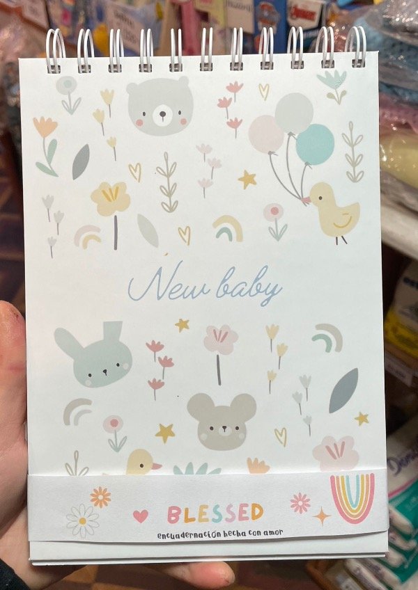 Producto - Álbum de recuerdos baby celeste A5