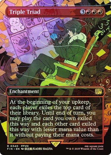 Producto - Triple Triad Borderless Foil  Final Fantasy