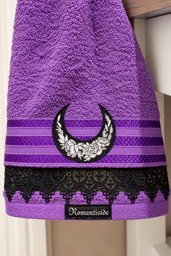 Producto - Toallas de algodón color violeta - 0