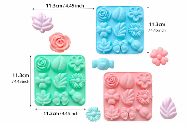 Producto - Molde caramelo hoja flores