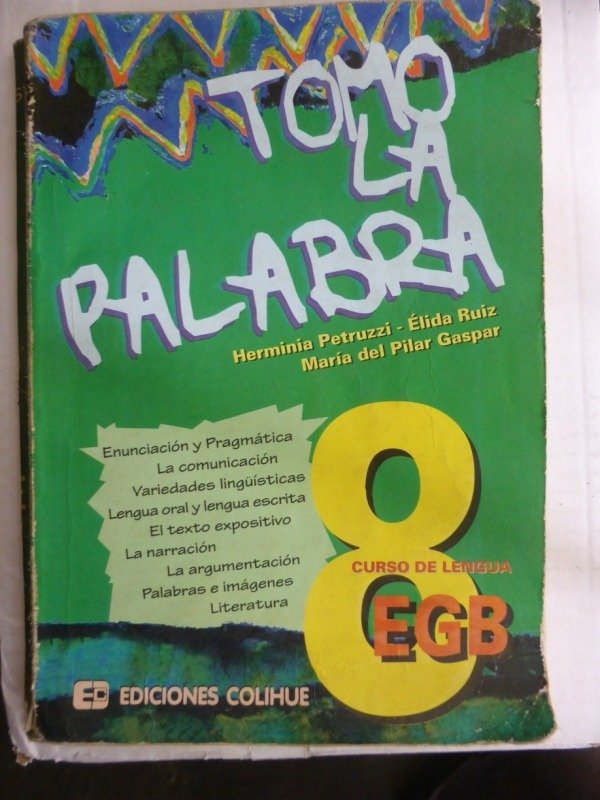Producto - Tomo La Palabra 8 - Curso De Lengua Petruzzi - Colihue  1999